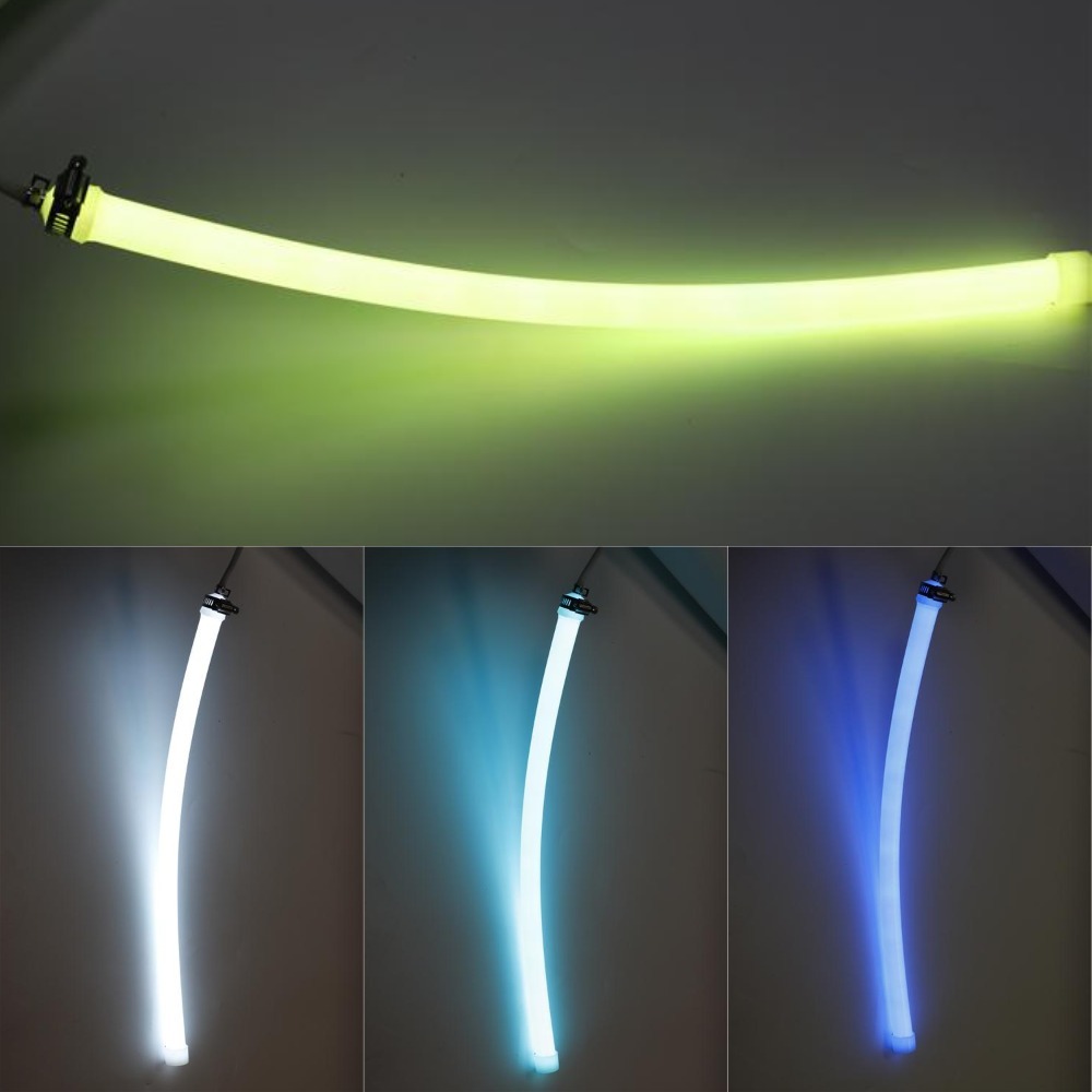 RGB Color Flexible Led Neon Strip 360 Degree View Angle Weather Resistant 12V 24V