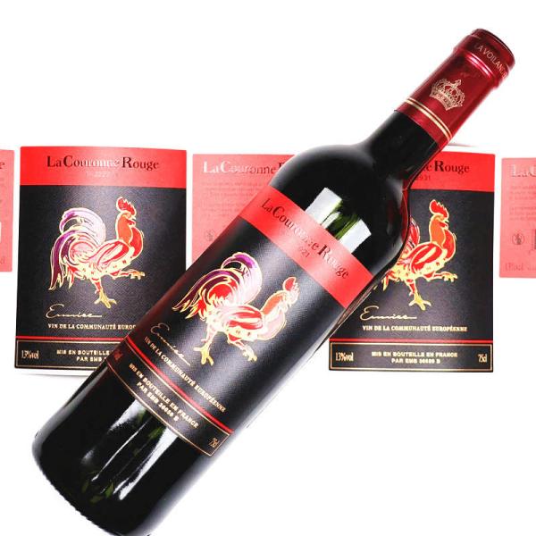 Pewter Wine Sticker Labels Adhesive Metal Label Sticker For Bottle