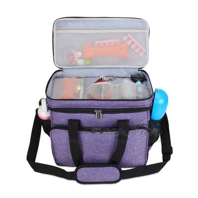 Double Layer Pet Carrier Bag Large Capacity Pet Supplies Organizer