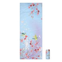 La coutume géante libre de serviette de plage Microfiber de sable promotionnel d'ODM a imprimé 50x100