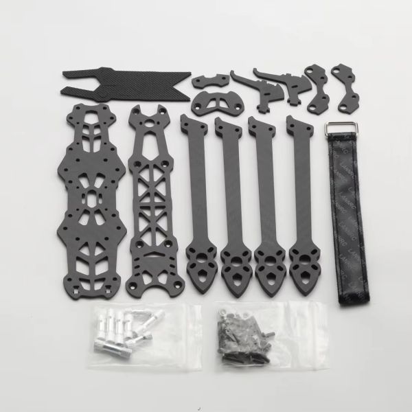 3D Print Kit 5-inch FPV Racing Drone Carbon Fiber Racing Drone Kit Racing Drone Frame with 5mm Arm Quadcopter for MARK4