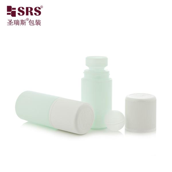 RPPC1-60ML 緑色の丸い形 PP 抗透水ジェル 脱臭剤のボトルにロール 漏れがない CRC 防水キャップ