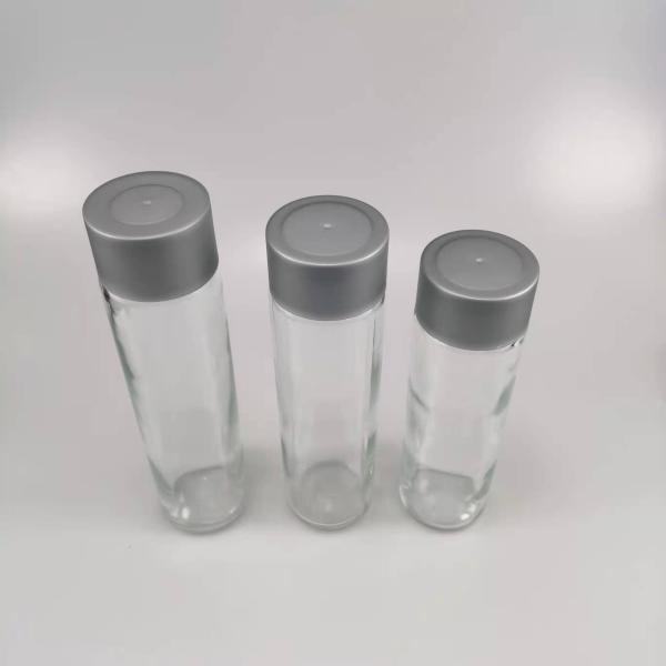 Glass Cold Pressing Fruit Juice Milk Cold Brew Coffee Beverage Voss Water Bottle 350ml 400ml