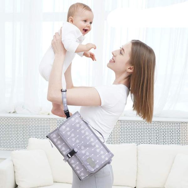 Baby Diaper Bag Customized Color Fashion Diaper Bags Nappy Wet Bag with Solid Pattern