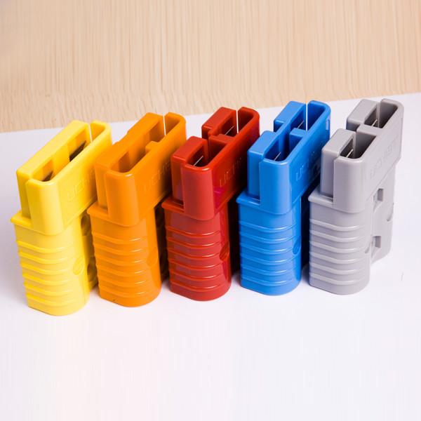 Conector de batería de montacargas resistente a los ácidos EC320 masculino femenino con carcasa terminal de PP durable