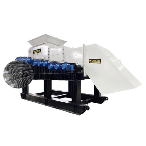 Large Throughput Roller Screening Machine Rustproof 35 To 120mm Adjustable Clearance