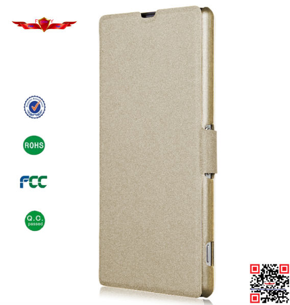 100% Perfect Fit Brand New Import PU Book Wallet Leather Cover Case For Sony Xperia Z2