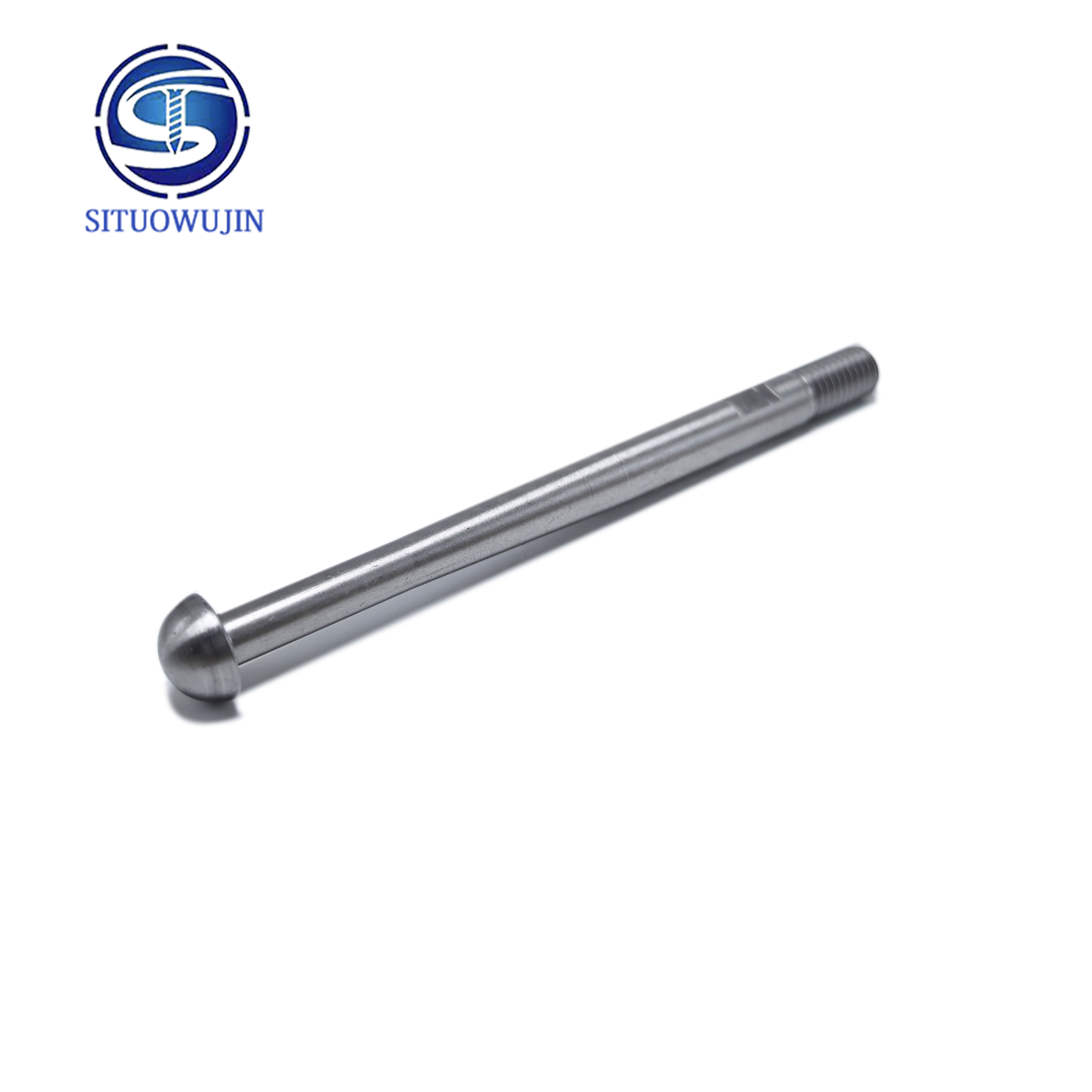 Custom High Corrosion Resistance CNC Mirror Polished Ball Head Pin Shaft with ±0.01mm Tolerance Precision Tool Accessories