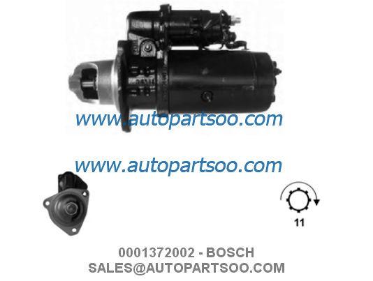 0001372002 0001372003 - motor de acionador de partida 24V de BOSCH 6.2KW 11T MOTORES DE ARRANQUE