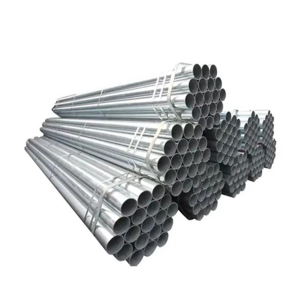 Threaded Galvanized Iron Steel Pipe Produced Under BS1387 Steel Standard Suitable for Water Gas and Air Pipeline Systems