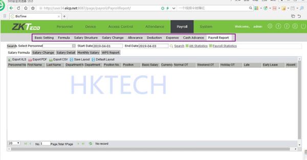 BioTime8.0 BioTime7.0 TIME ATTENDANCE SOFTWARE ZKTECO SOFTWARE