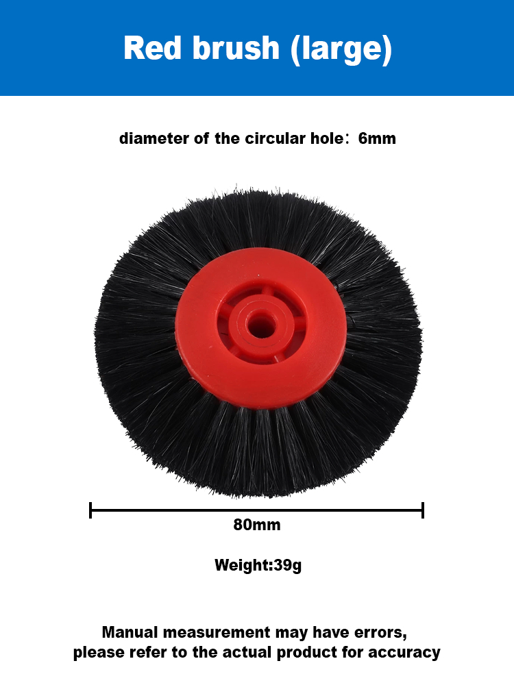 Plastic Core Rubber Core Polishing Brush for Jewelry Finishing and Buffing
