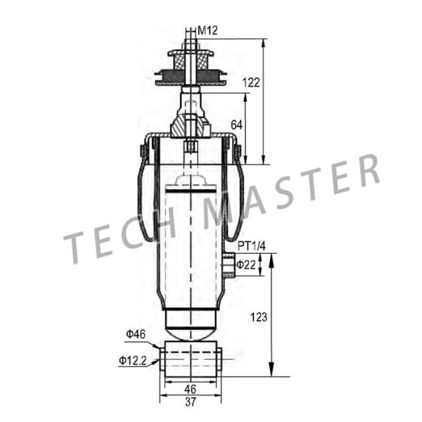 Езда воздуха Мицубиси 1С4786 скачет, материал ОЭМ наборов весны воздуха стандартный резиновый стальной