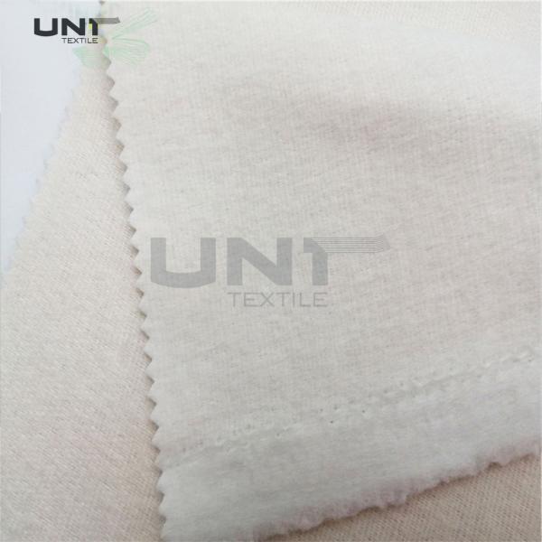 White Polyester Tie Interlining Fabric For Silk Tie Shrink Resistant