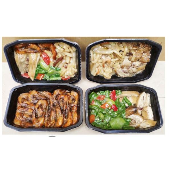 empaquetadora de la piel del vacío de Tray Sealing Machine Meal 450KG de la comida de 100m3 H