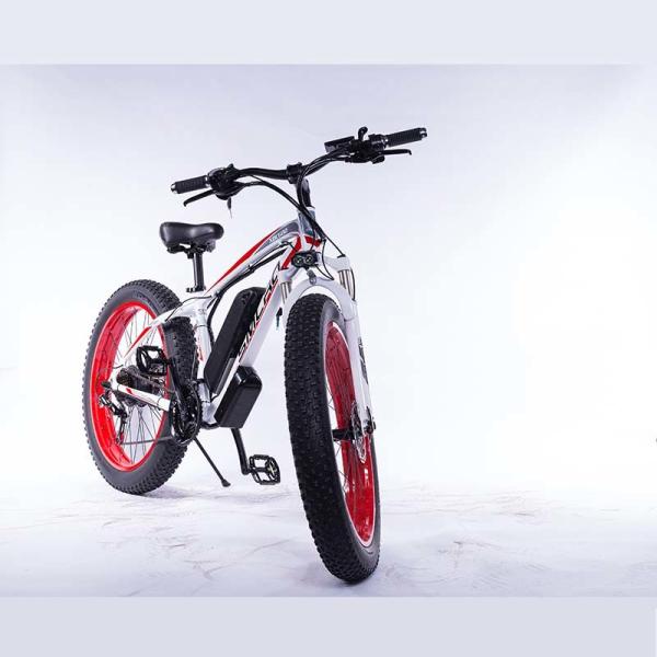 Brushless Electric Snow Bike , 48v 350w Fat Tire Electric Bicycle For Adults