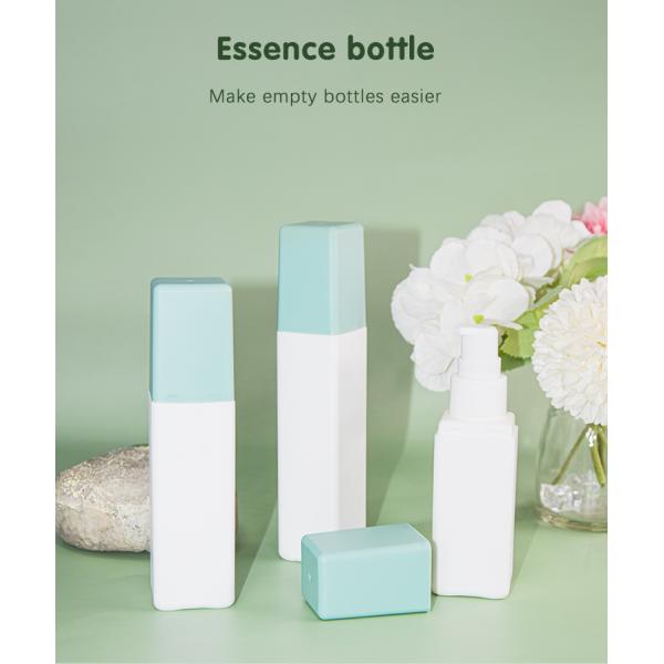 50 ml / 75 ml / 90 ml frasco de essência de HDPE para cuidados com a pele embalagem frasco de loção UKL31