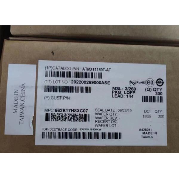 Чип интегральной схемы ATMXT1189T-AT Автомобильные контроллеры сенсорного экрана LQFP144