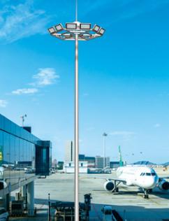 10m 12m High Mast Solar Street Light For Village Home Garden