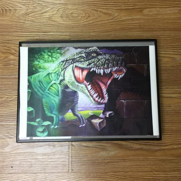 USB 2.0 LED A4 UV Flatbed Printer 6 Colors Leather Directly With Embossed Effect