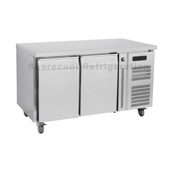 Europe Standard 2 Door Undercounter Chiller AISI 304 Stainless Steel