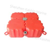Cinza / Bule / Vermelho Modular Dock Cubo Flutuante HDPE Plástico E EPS espuma Material