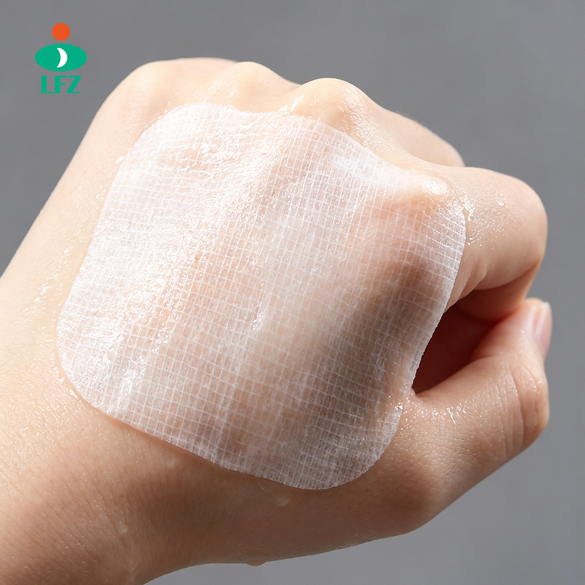 Wholesale Custom Direct Sale White Milky Gauze square 6.7cm Unique Facial Toner Pads Double-Sided Mesh Cleansing Toner Pads