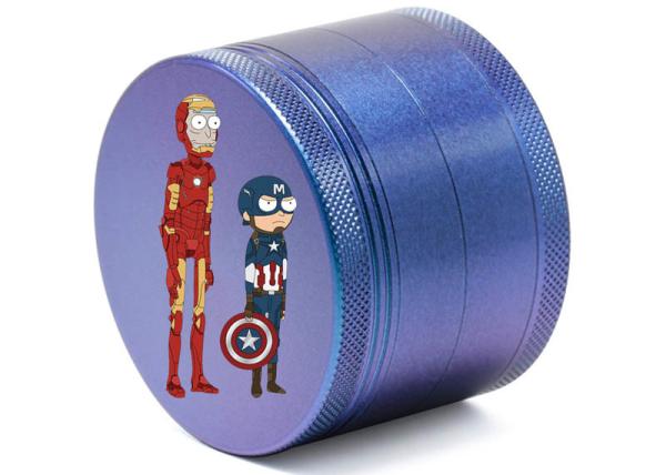 Aluminum Alloy 4 Layer Herb Grinder , 63mm Do Dry Week Marijuana Grass Grinder