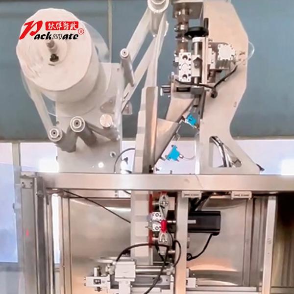 Automatic Drip Sachet Coffee Packaging Machine Counting Function For Hanging Ear Coffee Bag Wrapping Labeling Food Grade Pouch