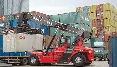New 265kW Engine Port Machinery Sany Kalmer Heli SRSC45C31 45 Ton Reach Stacker For Container
