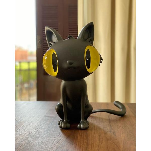 ODM Hand Carved Wooden Cat Statue Sculpture ISO9001 Certificate