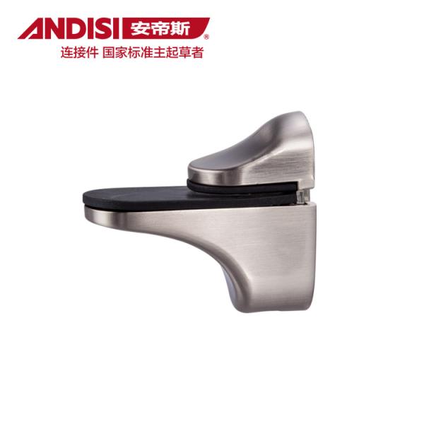 Modern Furniture Hardware Glass Shelf Bracket with Adjustable Glass to Glass Support
