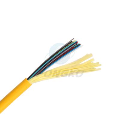 revestimento de PVC interno do cabo de fibra ótica da distribuição de 24F G652D para o NÚCLEO do CCTV 24
