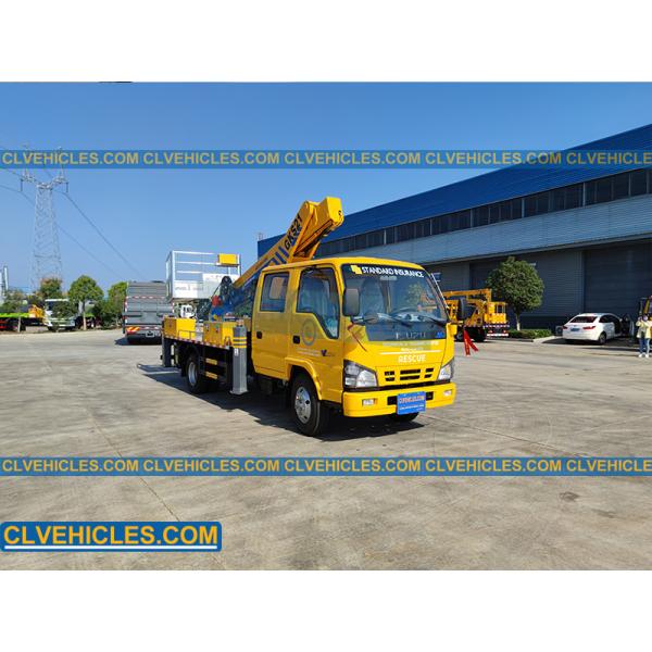 ISUZU 600P 130hp Telescopic Bucket Truck 21m Manlift 1200*600*1100