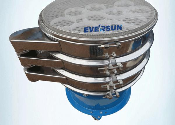 Diameter 1500mm Carbon Steel / Stainless Steel Circular Vibrating Screen