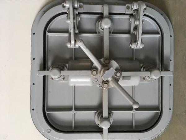 Tipo encaixado portal resistente aos agentes atmosféricos de alumínio do fuzileiro naval marinho da tampa do portal do navio