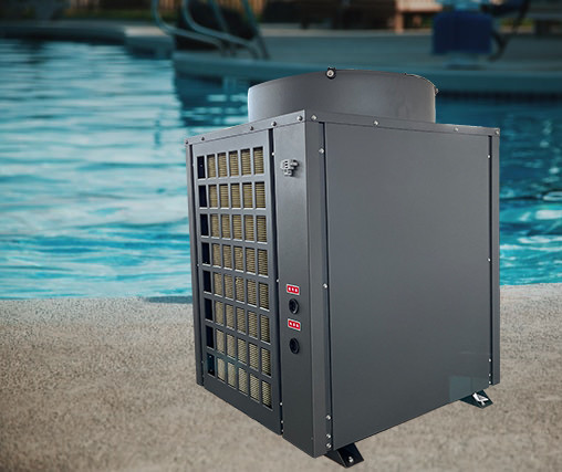 Black 22KW Heat Pump Commercial High Temperature Heat Pump IPX4