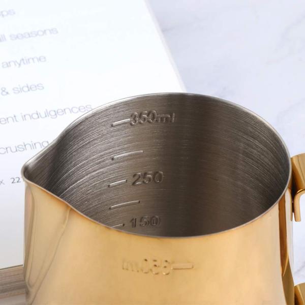 Кофе Picher 350ml /12oz инструментов Barista нержавеющей стали золота необходимый