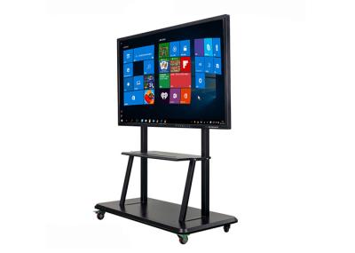 Mobile 65 Inch Smart Interactive Whiteboard IR Touch Screen CPU I3 I5 I7