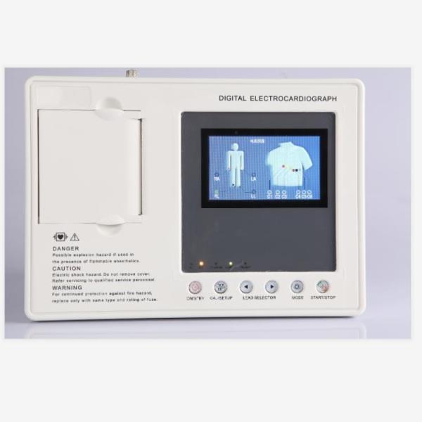 Metal ecg machine Digital 3 Channel 12 leads ecg machine electrocardiograph ecg machine