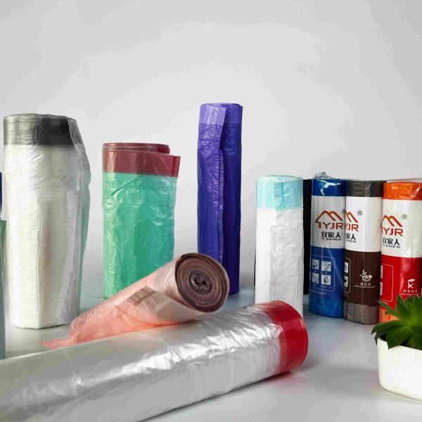 Wholesale HDPE Drawstring Trash Bags for Office & Household Use Customizable Logo Low Price