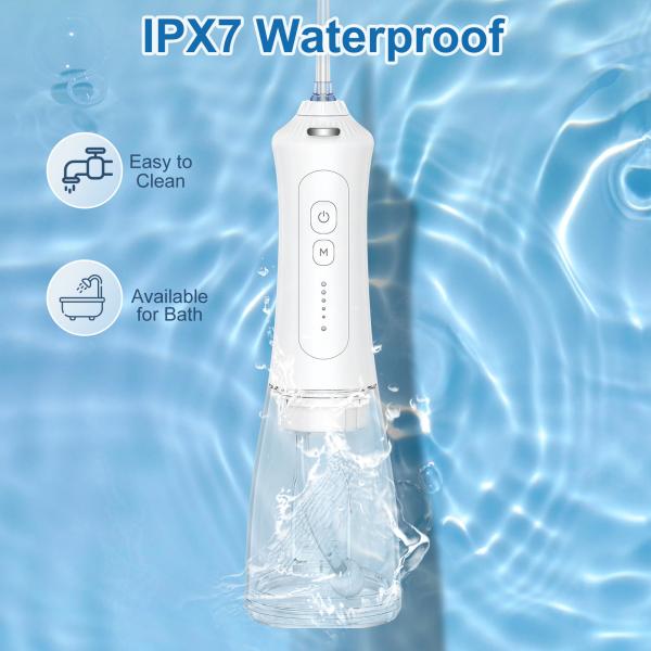 Hydropulsuer Dental Jet Irrigador Oral Profissional IPX7 Impermeável 5 Modos Escalador Dental