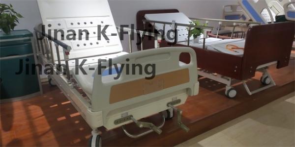 Aluminum Alloy Guardrails 2 Function Hospital Bed Folding