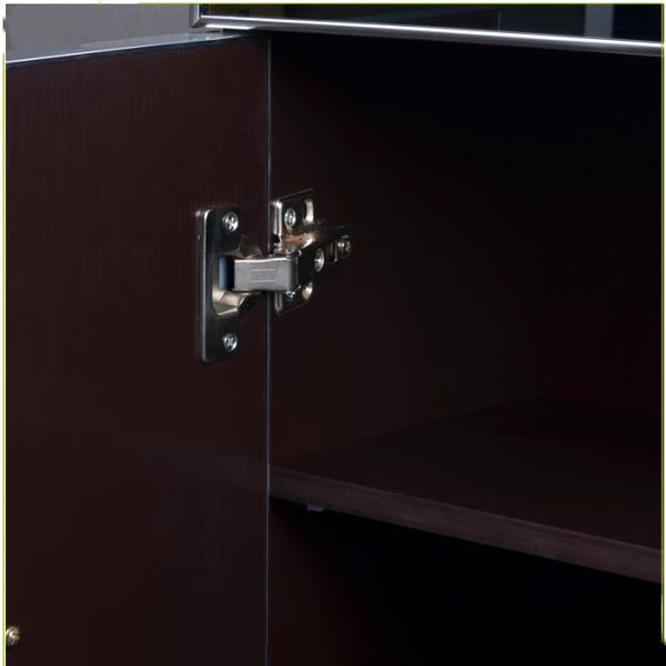 La grada 39.4inch de Brown 4 de la sala de estar duplicó el gabinete del zapato