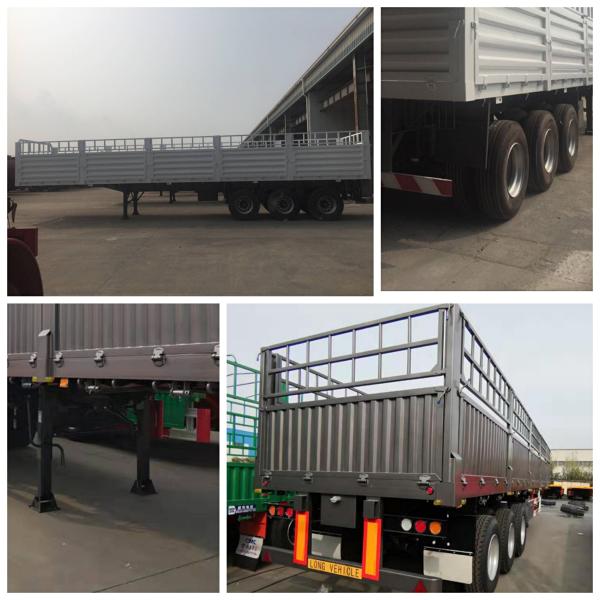 50 ton cow carrier stake fence semi trailer