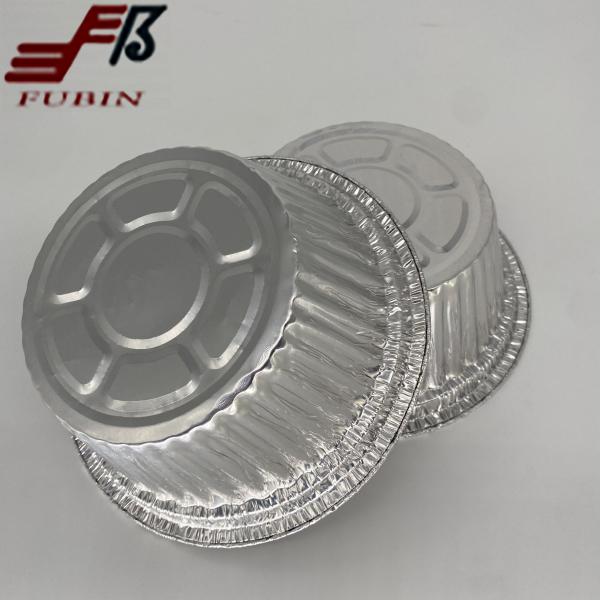 800ml Round Foil Baking Trays Alloy 8011 Foil Bowl With Lid