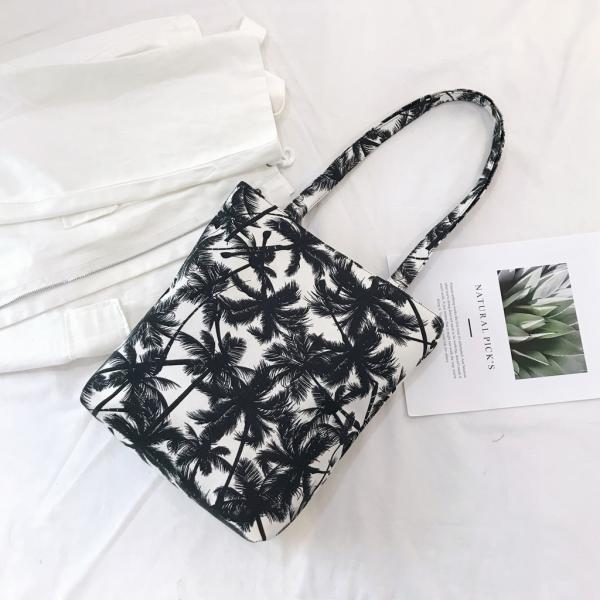2022 OEM Leopard Printing  cotton Tote for Women Canvas handbag Purse Large lifestyle Grocery  bag Handle Shoulder Bag kids bag