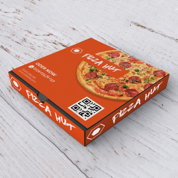 Single- and Reusable Takeout Packaging Custom-Printed Kraft Pizza Boxes for Food Container