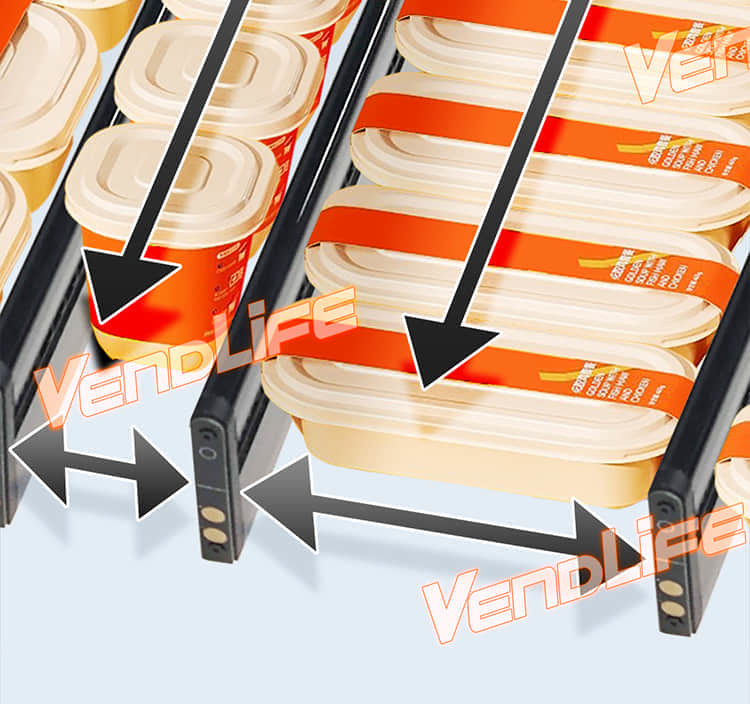 VendLife Dual Microwave Bento Vending Machine: 24/7 hot meal vending kiosk. 2x4000W, 45s, 110-168 boxes, QR & face-pay. Offices, factories. Operators, wholesalers, vending entrepreneurs.