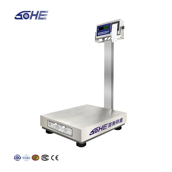 Customizable 200kg Stainless Steel Scales with Waterproof Design and Printing Function